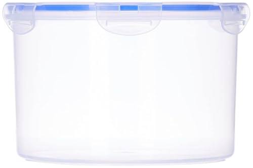 Image of Aristo Lock & Fresh 1020 Plastic Storage Container For Storing grains, pulses, rice, wheat etc Set of 3-3800 ML, Transparent Clear, large (LOCK&FRESH1020) (22(D) x 14.5 CM)