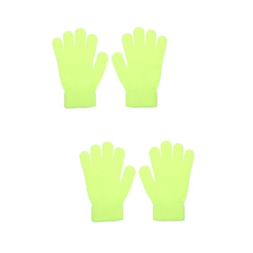 WOFASHPURET 8pairs Fluorescent Gloves for Outdoor Riding of Versatile Warm Knitted Gloves Insulated Cold Weather Cycling Hiking Accessories for Men Women