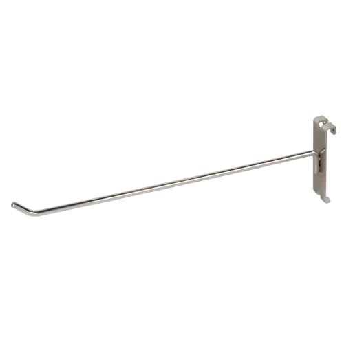 Econoco 12” Grid Panel Display Hooks, Gridwall Hooks, Display Hooks For Panel, Chrome, (Pack of 96) Econoco 12” Grid Panel Display Hooks, Gridwall Hooks, Display Hooks For Panel, Chrome, (Pack of 96)
