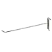 Econoco Grid Panel Display Hooks, Gridwall Hooks, Display Hooks For Panel, Chrome, 12” (Pack of 96)