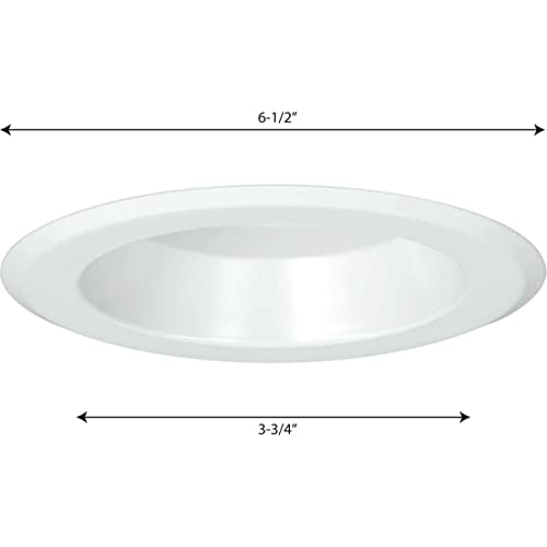 Progress Lighting P867WL-28 Recessed 5" Open Shower Trim, White by Progress Lighting - Image 3
