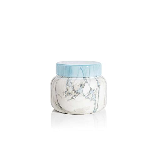 Capri Blue Blue Jean Candle - Modern Marble Signature Jar - Glass Candle Holder With Glass Lid - Luxury Aromatherapy Candle - 19 Oz #TOP14