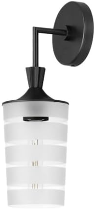 Maxim Lighting 12442CLFTBK Copacabana - 1 Light Outdoor Wall Mount-16 Inches Tall and 5 Inches Wide