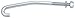 De-Sta-Co Clamp Accessories, Hook Assembly w/Locknuts, J-Hook, Use w/ clamp TC-371, Steel (1 Each)