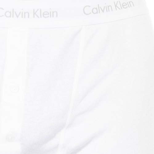 Calvin Klein - Calvin Klein Boxer Brief - Button Fly - Long Leg Boxers for Men - Mens Boxer Shorts - Boxer Shorts Men - Pack of 1 - White - Medium - Image 2