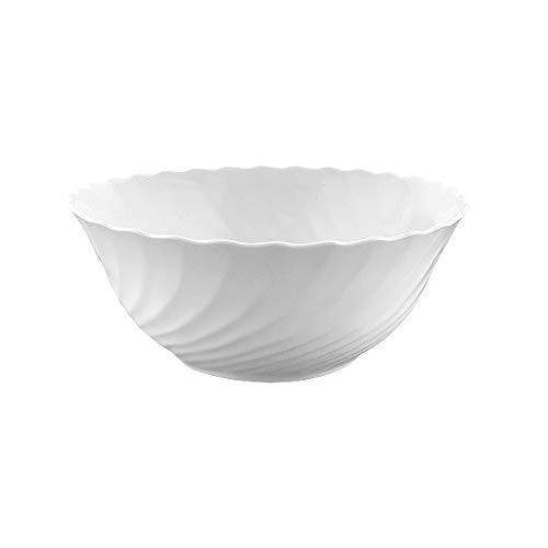 Luminarc 54455 Trianon - Ensaladera (24 cm), Color Blanco