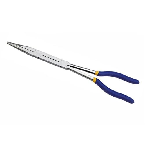 Ptilsery 13Inch Two Pivots Pliers Industrial Precise Pointed Nose Long Reach Compound Action Pliers Straight Needle Plier thumb #7