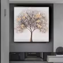 Tableau nordique abstrait pour illuminer les murs de votre salon moderne