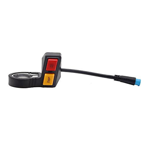 Interrupteur Kugoo G2 Pro bouton de commutation phare klaxon trottinette 2-en-1