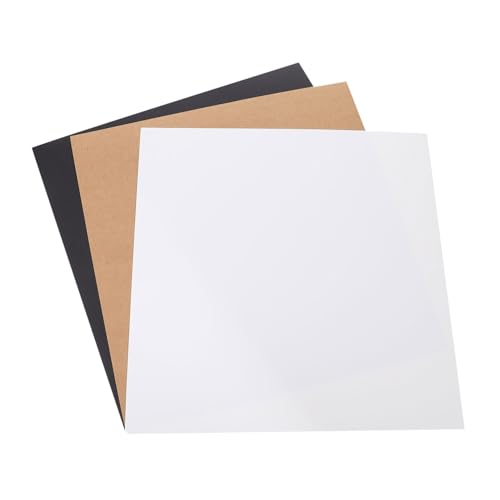 Cartons carrés pour peinture calligraphie dessin papier kraft 60 pièces