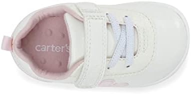 Carter's Every Step Girls Morgan Sneaker, White, 4 Toddler | Image 4