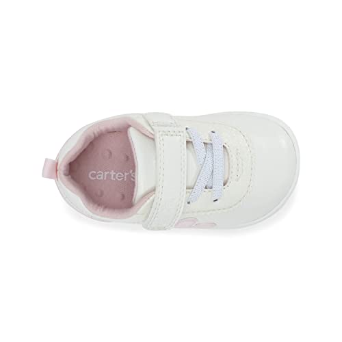 Carter's Every Step Baby Girls Morgan-Gp First Walker Shoe, White, 3 Infant #TOP3