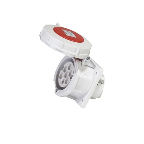 IP67 CEE 7P 16A 32A �O���Y�ƍq��v���O����у\�P�b�g�h���h�o7���I�C���}�V���C���^�[�t�F�[�X�\�P�b�g400(Straight Socket 7p,32A)