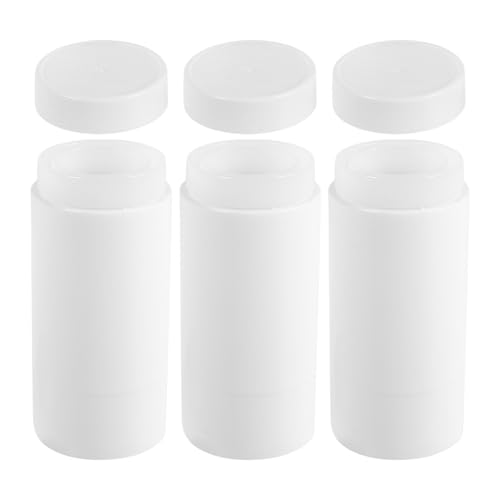 HAKIDZEL Bastoncini Deodoranti Ricaricabili in Plastica, Confezione da 3 Pezzi da 30 G Applicatore Preciso, per Viaggi e Uso Fai da Te