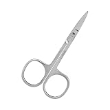 1 Pc Nail Scissors, Curved Blade Professional Stainless Steel Scissors for Toenail, Cuticle, Eyebrow