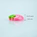 FAZHBARY 90 PCS Pink Resin Strawberry with No Holes Flat Back Small Strawberry Resin Bulk Embellishments for Crafts Crafts Accessories
