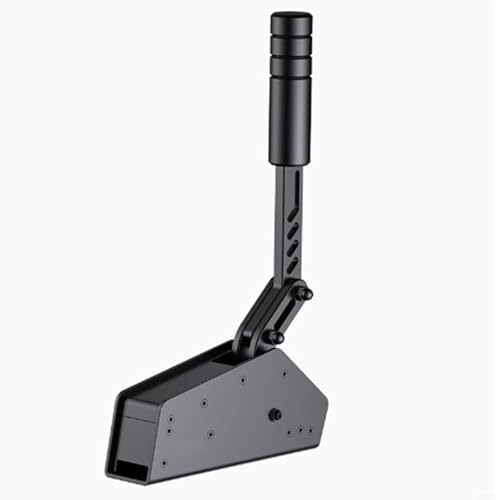 Simulateur de freins à main USB pour PC, accessoire de jeu de course réaliste en ABS, design compact, 31 x 17,8 x 4,6 cm, installation facile pour simulateurs de course, noir