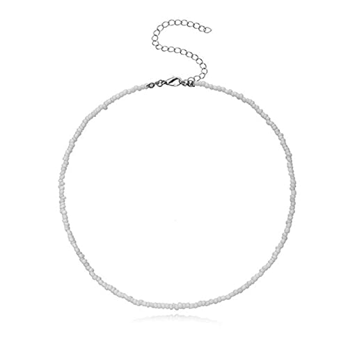 CHENLING Boho pequeñas semillas collar gargantilla hecho a mano mujeres niñas perla/estrella de mar corto sin cuello para las mujeres joyería gótica Femme Cover