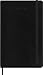Moleskine 2023-2024 Daily Planner, 18M, Large, Black, Soft Cover (5 x 8.25)