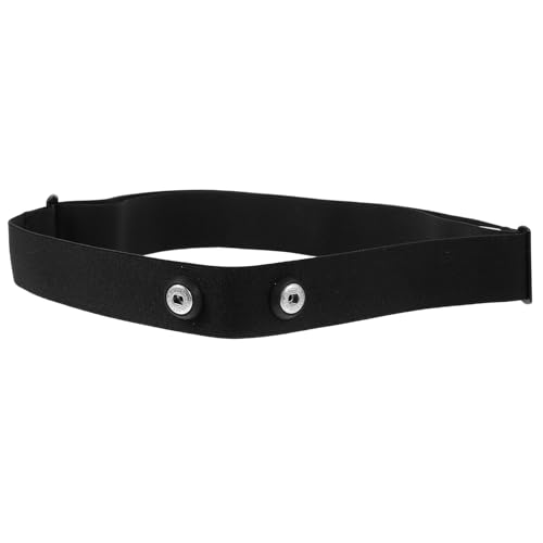VILLFUL Correa de Pecho Elástica para Monitor de Frecuencia Cardíaca Banda Suave y Cómoda de Nylon Compatible con Pulsómetros para Running y Ciclismo