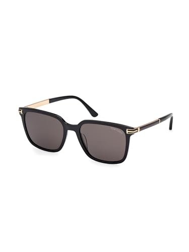 TOM FORD Herren TOM FORD FT1183 JOCHEM 01A Sonnenbrillen Acetat Schwarz Rauch Quadratisch Normal
