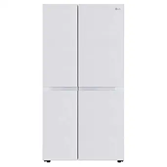 LG 655 L Frost-Free Inverter Wi-Fi Side-By-Side Refrigerator (2023 Model, GL-B257DLWX, Linen White, Door Cooling+ with Hygiene Fresh)