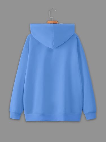 Image of Mack Jonney Solid Hooded Cotton Fleece Sweatshirt for Men-VMACK639116