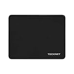 TECKNET Mouse Mat 270 x 210 x 3 mm Gaming Mouse Pad, Non-Slip Rubber Base, Waterproof Surface, Stitched Edges Mouse pad, Compatible with Laser and Optical Mice
