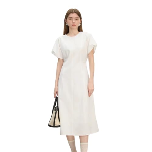 Women's Dresses Simple Elegant Temperament A-Line Midi Gown with Batwing