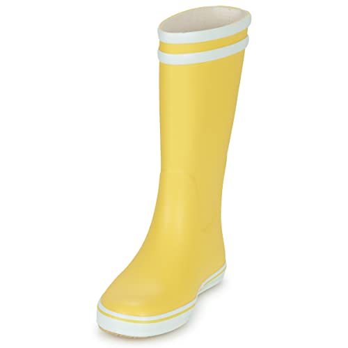 Aigle MALOUINE 2, Botte de Pluie Femme - jaune blanc - 41 EU