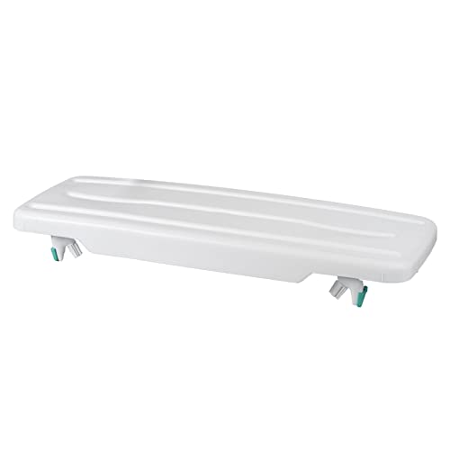 Helping Hand Kingfisher White Plastic Bath Transfer Board. Bath Board for Elderly and Disabled Users. Adjustable to Fit 16-24 Width Baths. 200kg / 31 Stone Weight Limit