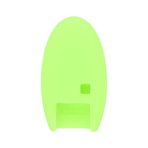 BROVACS Silicone Cover Protector Case Holder Skin Jacket Compatible with NISSAN 2 Button Smart Remote Key Fob CV9506 Neon Green - Image 3