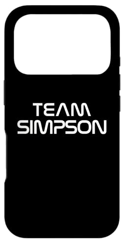 Simpson Family Name Show Support Be On Team Simpson �X�}�z�P�[�X iPhone 17 Pro �p