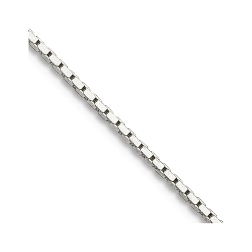 Bague à ressort en argent 925 poli 0.7mm avec chaîne coupe D miroir 4 côtés pour femme