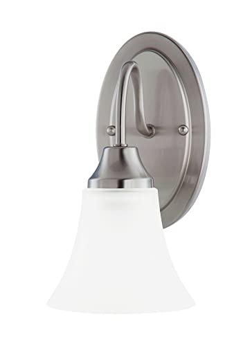 Generation Lighting 41806-962 Holman One Wall/Bath Vanity Style Lights, Brushed