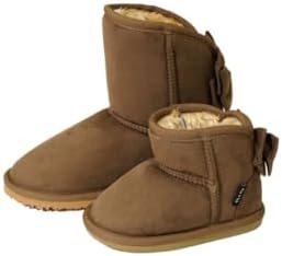 （22:00時点） [RIO] バックリボンファーブーツ (ダークブラウン 21cm)