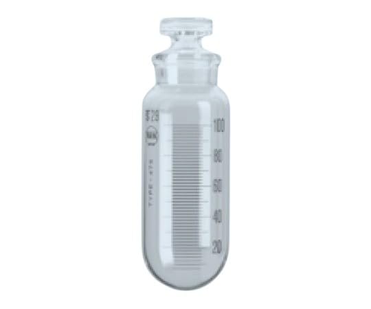 ※とのさん 日本理化学器械 試験管 丸底 白 最小目盛20mL 250mL TS45・径70×