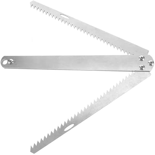 Aquatic Plants Grass Cutter for Lakes and Ponds, Folding Lake Razor Stainless Steel Water Grass Knife Professional Water Plants Removing Tools