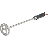 Personalized Circle Branding for Wood, Leather and Grilling | Stainless Steel Branding Iron for Steaks, Burgers and Buns | Custom Letter Brander (B)