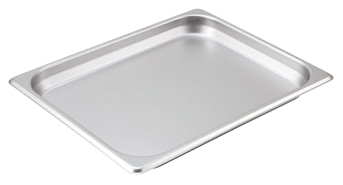 Winco 1/2 Size Pan 1 1/4 (NSF), Stainless Steel