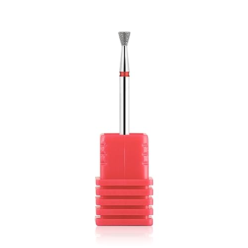 NMKL38 Tapered Diamond Nail Drill Bits for Nail Prep 3/32 Shank efile Bit Cuticle Cleaner Tool