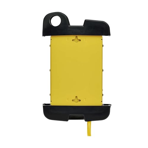 Tripp Lite Eaton TLM825GF Heavy Duty Power Strip with GFCI Plug, Yellow Metal Housing, 8 Outlets, 25 Foot / 7.6 Meter Cord, Keyhole Mounting Slots, Industrial Garage Work Shop Bench - Thumbnail 3