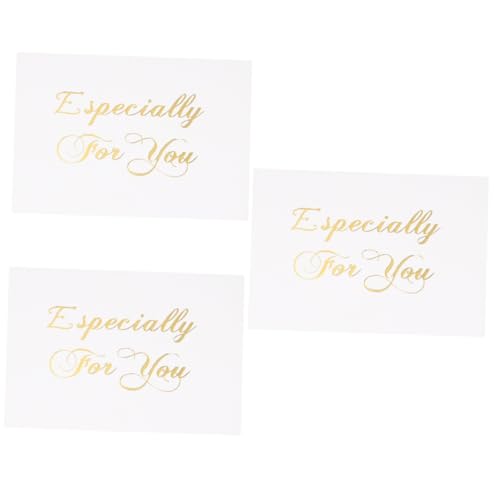 SEWACC 150piezas Mini Embossed Greeting Cards Para Bodas Fiestas y Eventos Especiales Tarjetas De Agradecimiento Especialmente Para Ti