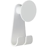 Spirella MISSHOOK White Badhaken, Plastik, weiß, 8,6 x 4,1 cm