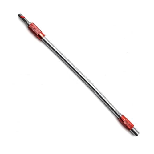 Prolunga per punta da trapano, Supporto for punte elicoidali con estensione for trapano multicolore 300x13x13mm(Red)