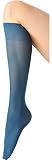 cerceta comun Hecho en la UE Merry Style Pantys Altos Mujer 40 DEN – Medias Hasta la Rodilla de Microfibra – Lencería Fina MSSST8001 (Cerceta Azul, Talla única)