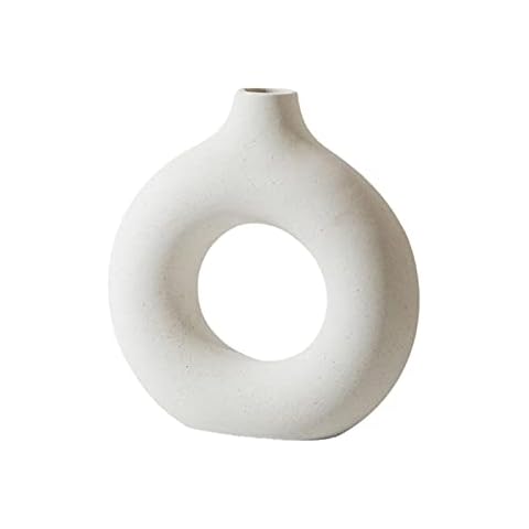 Jarrón De Cerámica Hueco Circular Cover