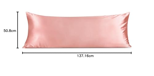 Image of INFIIXSO Silk Pillowcase Blush Pink 20 inchx54 inch