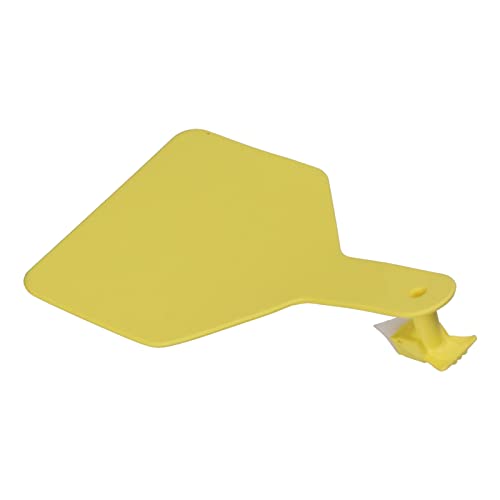 Conjunto de 100 peças de etiquetas auriculares de plástico com etiqueta de ouvido integrada para ide