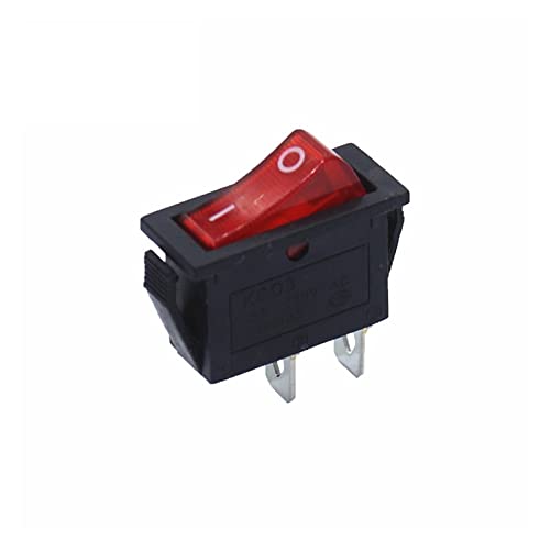 Interrupteur à bascule KCD3 16A beige doté d'un voyant LED pour installations électriques